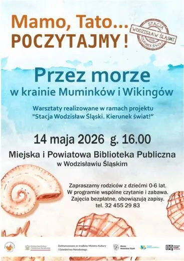 MAMO, TATO, POCZYTAJMY! PRZEZ MORZE W KRAINIE MUMINK&Oacute;W I WIKING&Oacute;W - 14 maja 2026, godz. 16.00