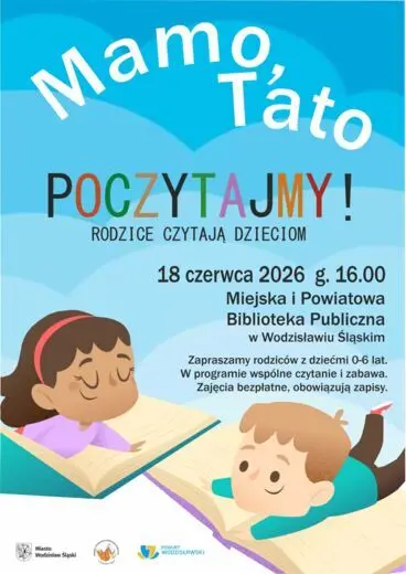 MAMO, TATO, POCZYTAJMY! SPOTKANIE CZERWCOWE - 18 czerwca 2026, godz. 16.00