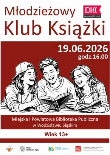 MŁODZIEŻOWY KLUB KSIĄŻKI. SPOTKANIE MKK - 19 czerwca 2026, godz. 16.00