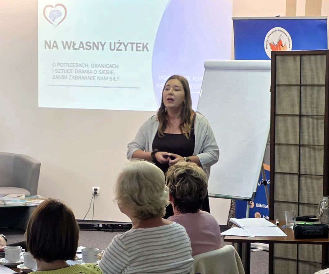 NA WŁASNY UŻYTEK. WARSZTATY PSYCHOLOGICZNE DLA DOROSŁYCH. PROJEKT "LUSTRO I OKNO Z REPORTAŻEM W WODZISŁAW ŚLĄSKI"