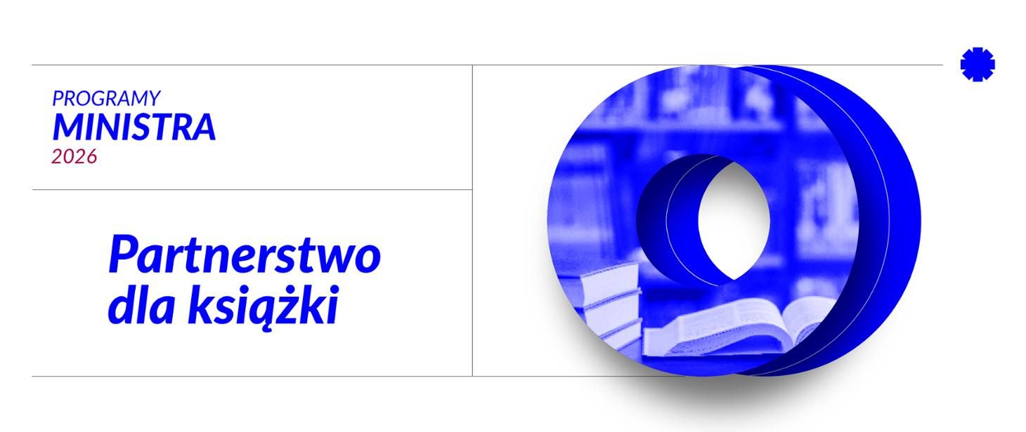 Progremu Ministra 2026. Partnerstwo dla książki - grafika