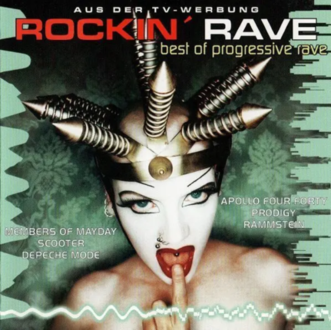 Rockin' Rave. Best Of Progressive Rave. Okładka płyty