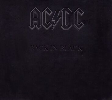 AC/DC - Back In Black. Okładka płyty