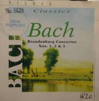 Zdjęcie do BACH JOHANN SEBASTIAN - Brandenburg Concertos Nos. 1, 2, 3