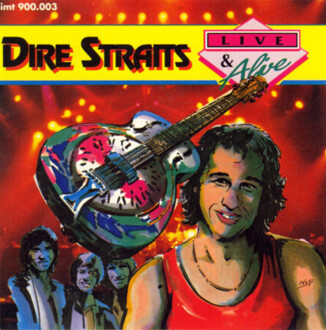 DIRE STRAITS - Live USA. Okładka płyty