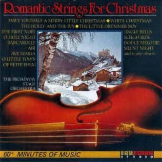 BROADWAY STAGE ORCHESTRA - Romantic Strings For Christmas. Okładka płyty
