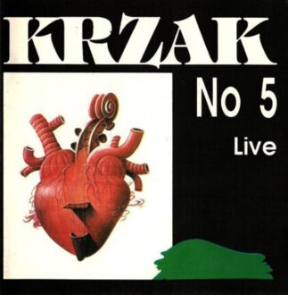 KRZAK - No 5 Live. Okładka płyty