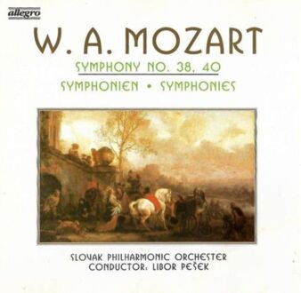 MOZART WOLFGANG AMADEUSZ - Symphony No. 38, 40. Okładka płyty