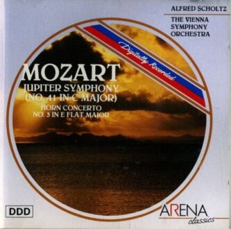 MOZART WOLFGANG AMADEUSZ - Symphony No. 41 'Jupiter', Horn Concerto No. 3. Okładka płyty