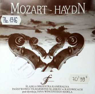 ŚLĄSKA ORKIESTRA KAMERALNA PAŃSTWOWEJ FILHARMONII ŚLĄSKIEJ W KATOWICACH - Mozart-Haydn. Okładka płyty