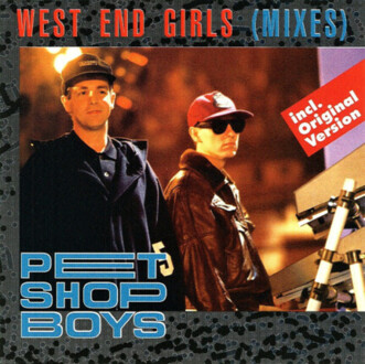 PET SHOP BOYS - West End Girls (Mixes). Okładka płyty