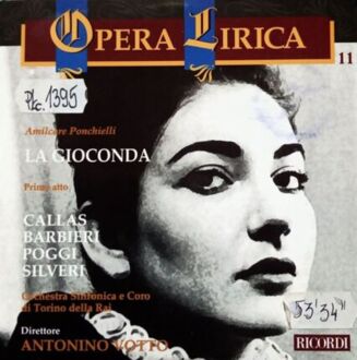 PONCHIELLI AMILCARE - La Gioconda I. Okładka płyty