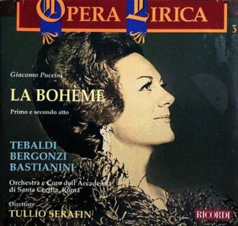 PUCCINI GIACOMO - La Boheme I. Okładka płyty