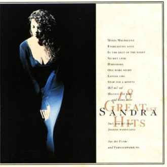 SANDRA - 18 Greatest Hits. Okładka płyty