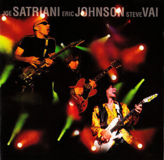 SATRIANI JOE, JOHNSON ERIC, VAI STEVE - G3 Live In Concert. Okładka płyty