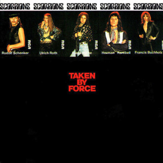 SCORPIONS - Taken By Force. Okładka płyty