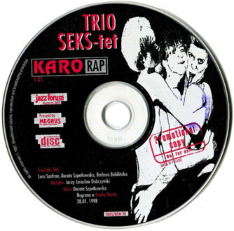 TRIO SEKS-TET, DOBRZYŃSKI JERZY JAROSŁAW - Karo Rap. Okładka płyty