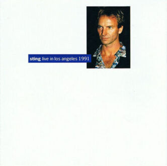 STING - Live In Los Angeles 1991. Okładka płyty