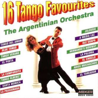 ARGENTINIAN ORCHESTRA - 16 Tango Favourites. Okładka płyty
