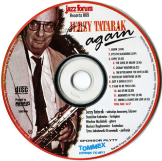 TATARAK JERZY - Again. Okładka płyty