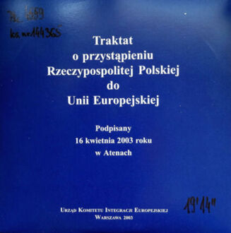 Zdjęcie do Traktat o przystąpieniu Rzeczypospolitej Polskiej do Unii Europejskiej (podpisany 16.04.2003 w Atenach)