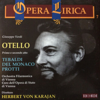 VERDI GIUSEPPE - Otello. Okładka płyty