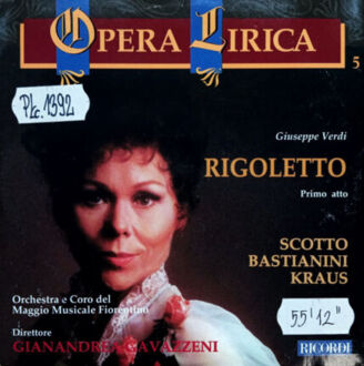 VERDI GIUSEPPE - Rigoletto I. Okładka płyty