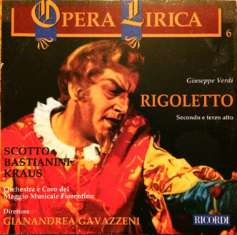 VERDI GIUSEPPE - Rigoletto II. Okładka płyty