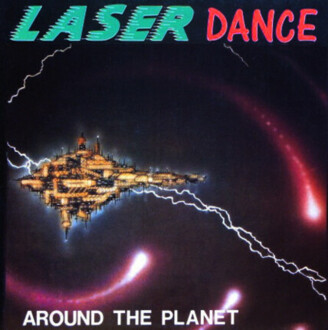 LASERDANCE - Around The Planet. Okładka płyty