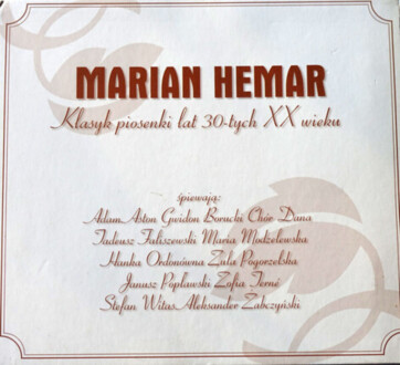 Zdjęcie do HEMAR MARIAN - Klasyk piosenki lat 30-tych XX wieku