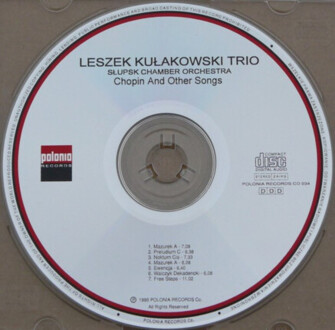 Zdjęcie do KUŁAKOWSKI LESZEK TRIO, SŁUPSK CHAMBER ORCHESTRA - Chopin And Other Songs