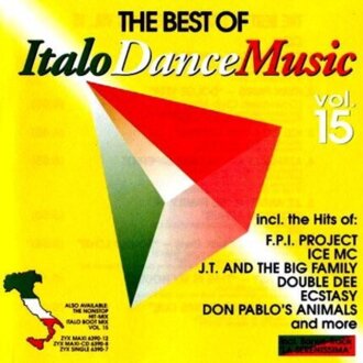 Best Of Italo Dance Music vol. 15. Okładka płyty