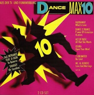 Dance Max 10. Okładka płyty