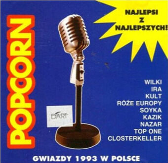 Popcorn. Najlepsi z najlepszych: Gwiazdy 1993 w Polsce. Okładka płyty