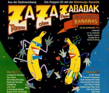ORIGINAL BANANAS - Za Za Zabadak. Tanzen ohne Pause. Okładka płyty