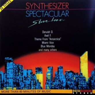 STAR INC. ‎– Synthesizer Spectacular. Okładka płyty