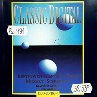 Beethoven. Chopin, Grieg, Mozart, Schumann - Klavierwerke. Okładka płyty