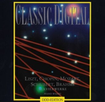 Liszt, Chopin, Mozart, Schubert, Brahms - Klavierwerke (Piano Works). Okładka płyty