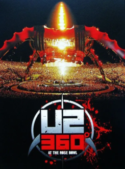 U2 - 360° At The Rose Bowl. Okładka płyty