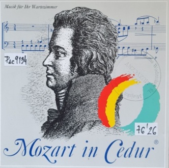 MOZART WOLFGANG AMADEUSZ - Mozart in Cedur. Okładka płyty