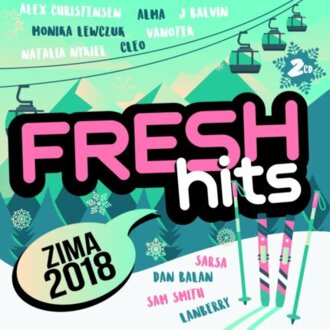 Fresh Hits. Zima 2018. Okładka płyty