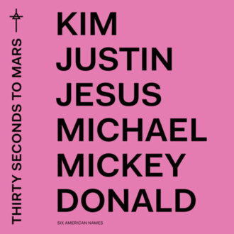 THIRTY SECONDS TO MARS - America. Okładka płyty