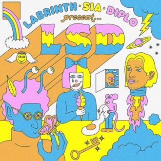 LSD - Labrinth, Sia & Diplo present... LSD. Okładka płyty