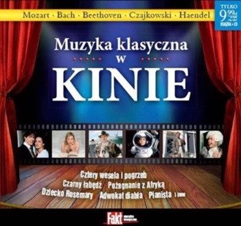 Muzyka klasyczna w kinie. Okładka płyty