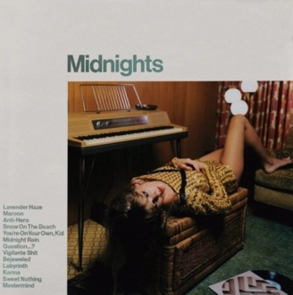 SWIFT TAYLOR - Midnights. Okładka płyty