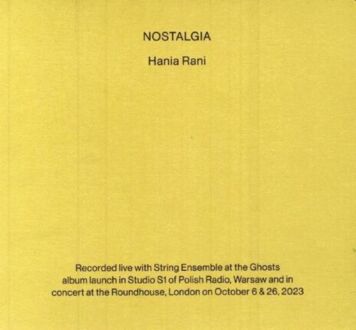 RANI HANIA - Nostalgia. Okładka płyty
