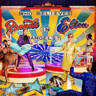 JOHN ELTON & CARLILE BRANDI - Who Believes In Angels?. Okładka płyty