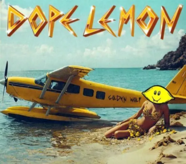 DOPE LEMON (STONE ANGUS) - Golden Wolf. Okładka płyty