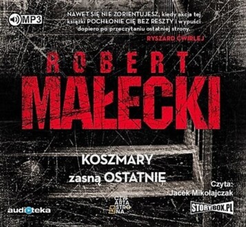 MAŁECKI ROBERT - MAREK BENER 3. KOSZMARY ZNIKNĄ OSTATNIE. okładka książki audio