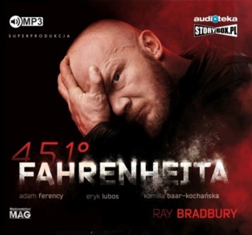 BRADBURY RAY - 451 STOPNI FAHRENHEITA. okładka ksiązki audio